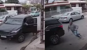 Viral: un perro arrancó una camioneta estacionada. Viral: un perro arrancó una camioneta estacionada.