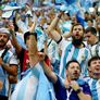 Los hinchas argentinos se preparan para el Mundial. Los hinchas argentinos se preparan para el Mundial.
