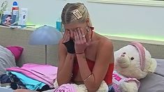 La participante Camila Lattanzio se conmovió al recordar el Día de la Mujer. La participante Camila Lattanzio se conmovió al recordar el Día de la Mujer.