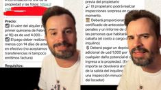 La insólita situación entre un propietario y una persona que buscaba irse de vacaciones. La insólita situación entre un propietario y una persona que buscaba irse de vacaciones.