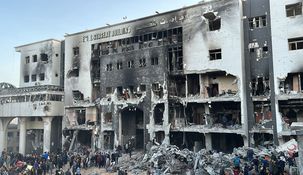 Autoridades de Gaza afirmaron que se recuperaron 48 cadáveres de un hospital.