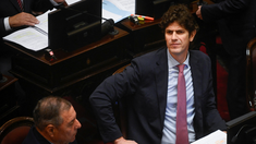 Voy a votar en contra, confirmó Lousteau, quien presentó su dictamen de minoría. Voy a votar en contra, confirmó Lousteau, quien presentó su dictamen de minoría.