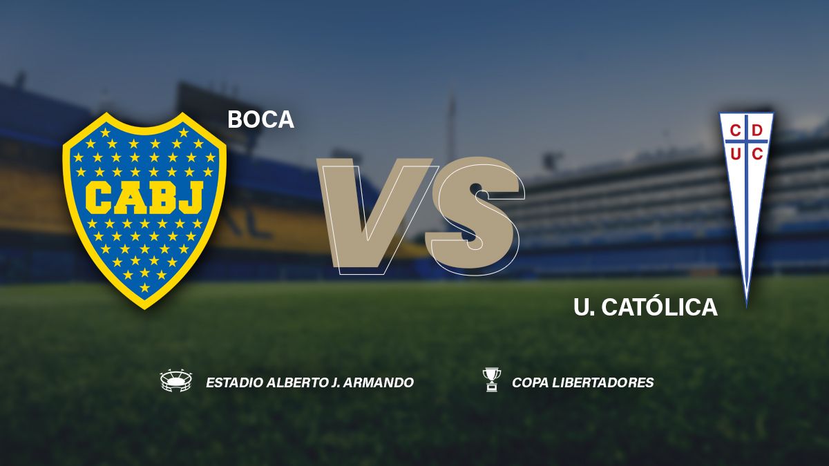 Boca empata 0 a 0 con Universidad Católica por la Copa Libertadores