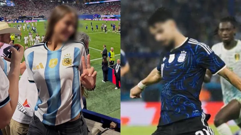 Un jugador de la Selección argentina fue vinculado con una influencer y ella lo negó.