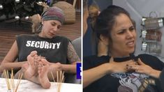 La Tora se vistió como Alfa, mientras que Romina lo imitó físicamente. La Tora se vistió como Alfa, mientras que Romina lo imitó físicamente.