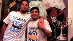 Diego Maradona y Ricky Martina en la casa de Segurola y Habana. Diego Maradona y Ricky Martina en la casa de Segurola y Habana.