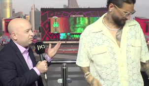 Video: Maluma plantó a un periodista al aire a horas de cantar en el Mundial Qatar 2022