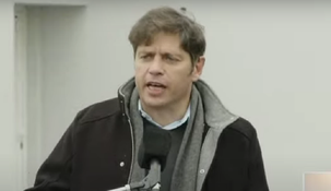 Axel Kicillof enfocó su discurso electoral en la provincia de Buenos Aires.