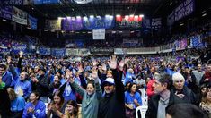 Masivo acto del Movimiento Evita. Masivo acto del Movimiento Evita.