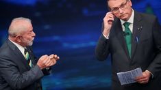 Denuncias y acusaciones en un debate caliente entre Lula y Bolsonaro. Denuncias y acusaciones en un debate caliente entre Lula y Bolsonaro.