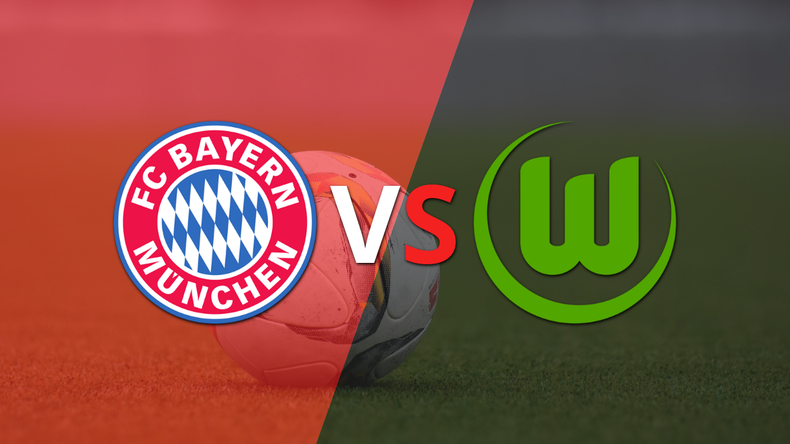 Bayern Múnich busca mantener la ventaja ante Wolfsburgo en la etapa complementaria