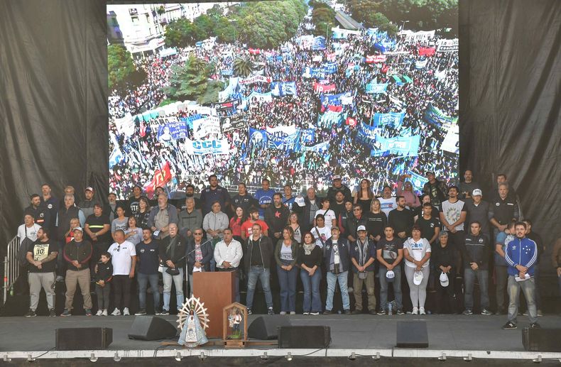 Por el acto circular por el centro porteño fue imposible desde esta mañana.