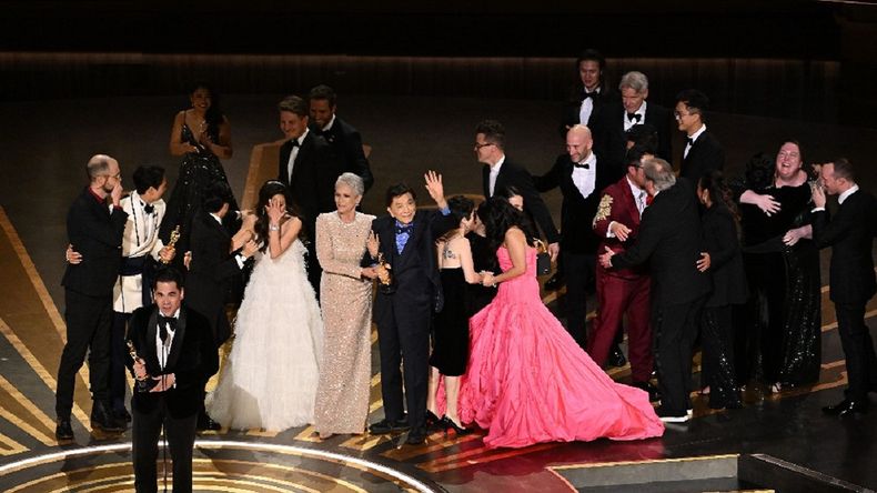 Todo En Todas Partes Al Mismo Tiempo fue la gran ganadora de la noche.