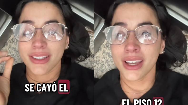 La joven grabó el momento y se volvió viral en redes.