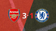 arsenal supero a chelsea con dos tantos de martin odegaard