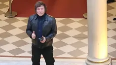 Javier Milei en la Casa Rosada.
