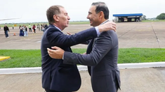 Diego Santilli junto a Gustavo Valdés.