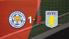 aston villa gano por 2-1 en su visita a leicester city