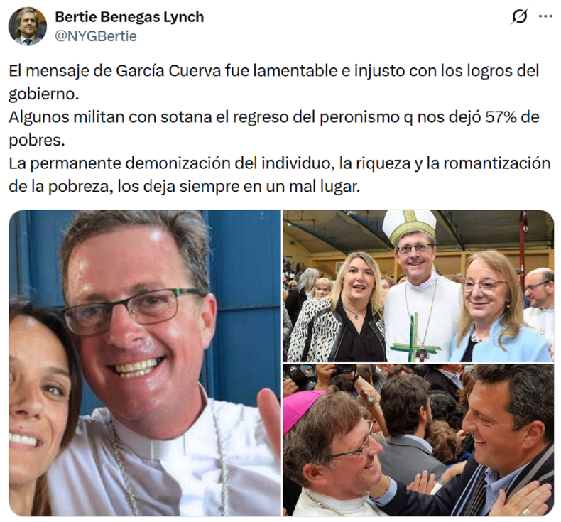 La publicación de Bertie Benegas Lynch. La publicación de Bertie Benegas Lynch.