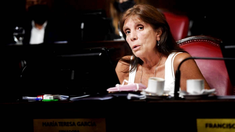 María Teresa García, senadora de UxP en la provincia de Buenos Aires.