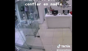 El robo que fue viral en redes sociales.&nbsp;