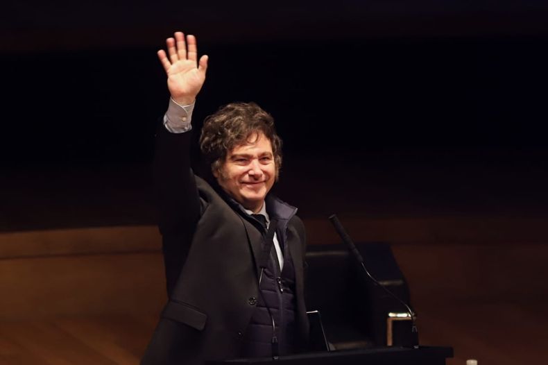 Javier Milei fue el orador principal en el Foro de Madrid.