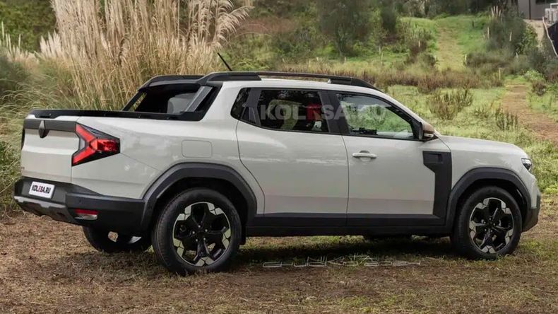 Proyección de la nueva Renault Oroch.&nbsp;