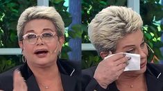 Carmen Barbieri no pudo contener las lágrimas. Carmen Barbieri no pudo contener las lágrimas.