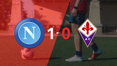 fiorentina no pudo en su visita a napoli y cayo 1-0