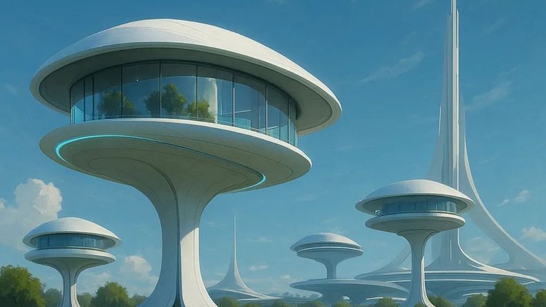 Esta visión futurista propone un cambio radical en la manera en que habitamos y nos relacionamos con el entorno, incorporando soluciones innovadoras para desafíos ambientales, urbanos y sociales.  