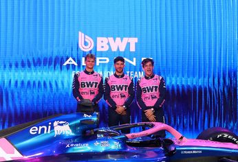 Aron, Gasly y Colapinto, juntos en Alpine.