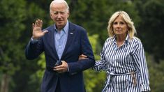 Joe Biden junto a su esposa, Jill. Joe Biden junto a su esposa, Jill.
