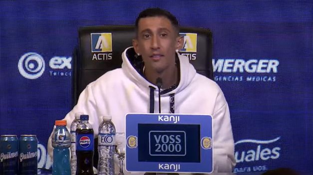 Di María podría volver a jugar con la camiseta de Rosario Central en la primera fecha del Torneo Clausura