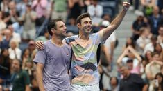 El festejo de Zeballos y Granollers. El festejo de Zeballos y Granollers.