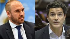 Martín Guzmán, ministro de Economía; y el diputado del PRO Luciano Laspina. Martín Guzmán, ministro de Economía; y el diputado del PRO Luciano Laspina.