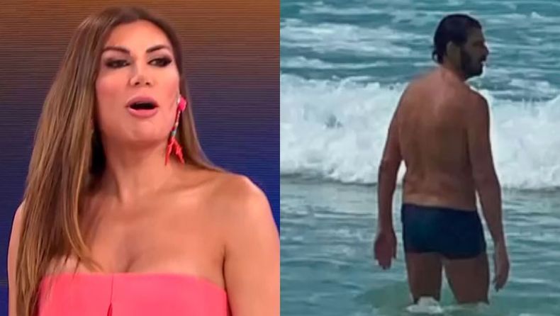 Flor de la Ve reaccionó sin vueltas al ver la foto de Darthés en la playa.
