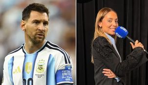 Messi y Sofi Martínez, cara a cara.