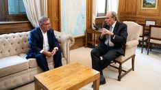 Guillermo Francos mantuvo un encuentro con Raúl Jalil.&nbsp;