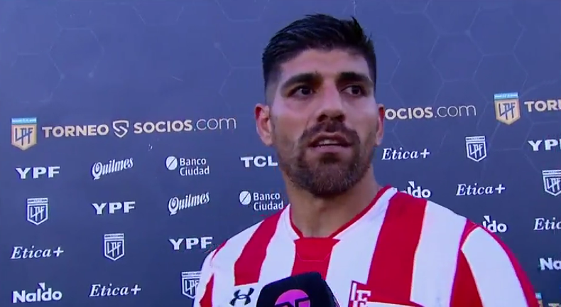 Leandro Díaz trató de cagones a los hinchas de Gimnasia.