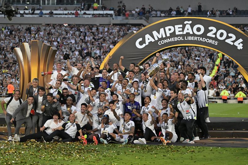 Botafogo, campeón de la Copa Libertadores 2024 en el Monumental.