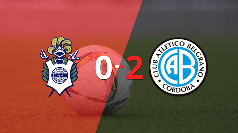 Doblete de Pablo Vegetti en el triunfo 2-0 de Belgrano frente a Gimnasia