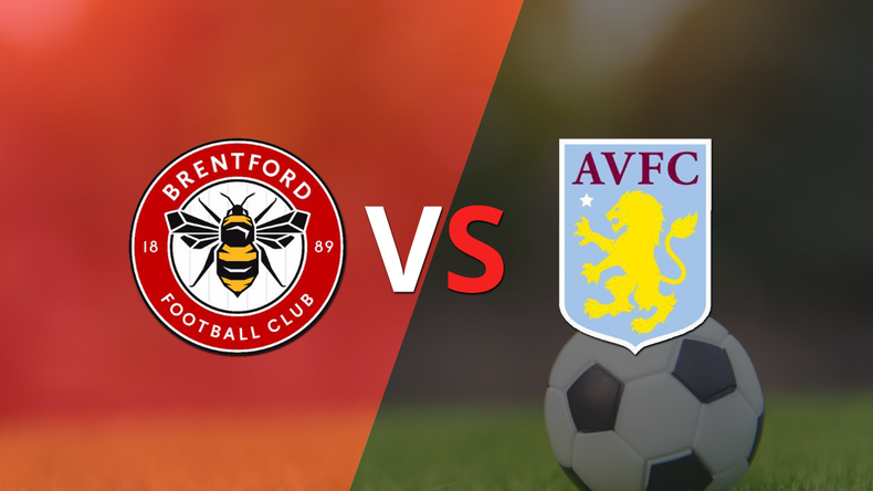 Empate a uno entre Brentford y Aston Villa