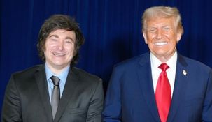 Javier Milei y Donald Trump.