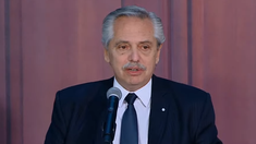 Alberto Fernández en el Museo del BIcentenario. Alberto Fernández en el Museo del BIcentenario.