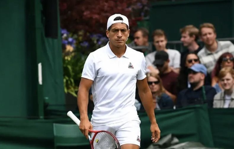 Sebastián Báez cayó frente al alemán Jan-Lennard Struff en cinco sets.