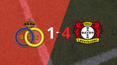bayer leverkusen dio la batalla, goleo a u. saint-gilloise y clasifico a semifinal