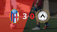 bologna golea 3-0 como local a udinese