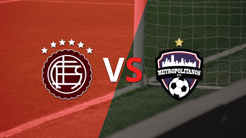 Doblete de Walter Bou en la goleada de Lanús frente a Metropolitanos