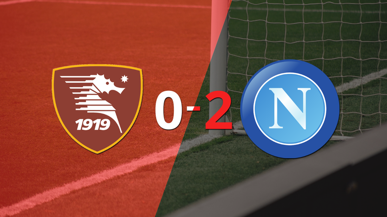 Visita exitosa en el triunfo de Napoli sobre Salernitana