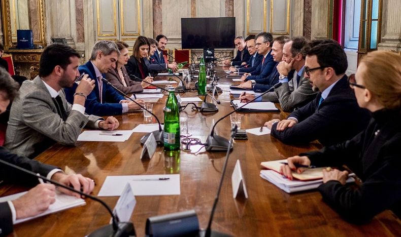 Diana Montino protagonizó reuniones en Italia.
